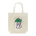 動物たちの暮らしの雨とブタ Tote Bag