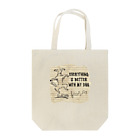 わんだーぱうだーの愛犬と一緒なら全てがよくなります！ Tote Bag