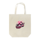 面白デザインショップ ファニーズーストアの桜の季節 トートバッグ