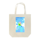 R&Mのヨーキー波に乗る Tote Bag