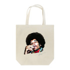 strat.Jay's shopのジミヘン ジミヘンドリックス Jimi Hendrix イラスト 絵 ロック ギター ギターリスト ブルース Tote Bag