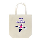 NIKORASU GOのアウトドアデザイン「カヤックに乗ろう」（Tシャツ・パーカー・グッズ・ETC） Tote Bag
