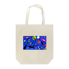 tougarashi_nekoの夜、動物、サッカー Tote Bag