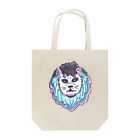 Heart PeaのLion Blue ライオンブルー Tote Bag