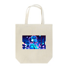 DesignColorsのネオンカラーな夜の少女 Tote Bag