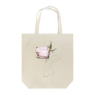 植物の絵師「洋子」の店の薄桃色の薔薇 Tote Bag