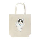 雪猫@LINEスタンプ発売中のサスケ君 Tote Bag