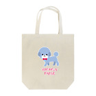 tomokomiyagamiのビションフリーゼ ブルー Tote Bag