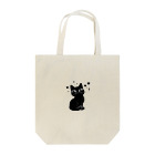 Mizuki・ASIA CATの黒猫ニャン・ポイント Tote Bag