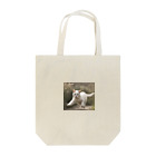 TAIYO 猫好きのフォトプリント美形白猫 Tote Bag