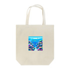 ひろ|沖縄大好きな人のドット絵沖縄の海 Tote Bag