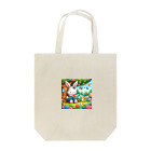 atu-daruma77の可愛らしいウサギが描かれた絵本 Tote Bag