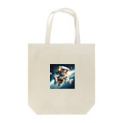 猫キャラグッズの宇宙飛行士を楽しむ猫 Tote Bag