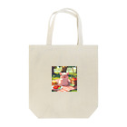 ganeshaのかわいい豚とピクニック Tote Bag