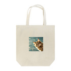 ronstr_のちらりキャット Tote Bag