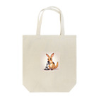 ganeshaのおもちゃの顕微鏡でかわいいカンガルーに会おう Tote Bag