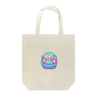 ましゅまろアートのネオンフルーツバスケット Tote Bag