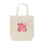 オンラインショップイエローリーフのピンクの花　鮮やか Tote Bag