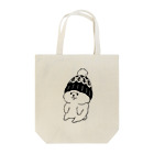 いじまさおりのニット帽ビションフリーゼ Tote Bag