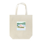 カタツムリに癒しを求めて❗の湖でゆったり。 Tote Bag