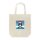 フリーダムのクリスマスの陽気なペンギン Tote Bag