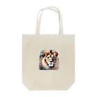 animals lovingのライオン水彩画５ トートバッグ