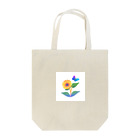 Flower Twinkleの黄色花と蝶 Tote Bag