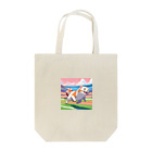 自然の非日常の走るフェレット Tote Bag