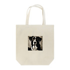 Olive_FLのレトロでかわいい写真は、一匹の愛らしい犬 トートバッグ