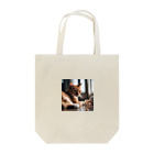 LuckyRiverShineの遊んでいる猫 Tote Bag