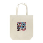 ウェブエンパイアの桜と雀（Cherry blossom & sparrow)  01 Tote Bag