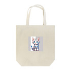 yoiyononakaの虎縞白猫のまなざし08 Tote Bag