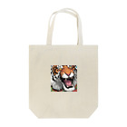 Isaiah_AI_Designの咆哮するトラ Tote Bag