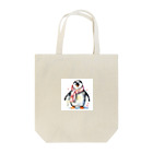 hakumenhonの春を迎えるペンギン Tote Bag