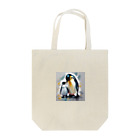akipen76の愛する家族と幸せに暮らすペンギン トートバッグ