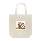 nekodoragonのおはようあくび！猫ドラゴン Tote Bag