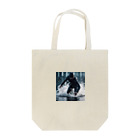 ninja925の水の上を走る忍者 Tote Bag