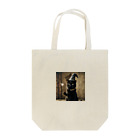 黒猫市場の魔法使い黒猫 Tote Bag