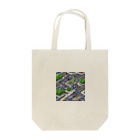 ft141104の「都会の信号 道路マップ」 Tote Bag