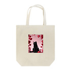 クロネコ屋のクロネコとハート Tote Bag