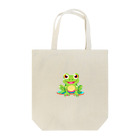 Tiny Cute Crittersのかわいいカエル Tote Bag