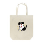 frankenji.storeのついに国境を越えたボーダーコリー Tote Bag