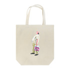 kumiparisのパリの美術館で天井を見上げるムッシュー Tote Bag