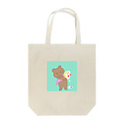 らららカスタネットのクレープこぼしちゃったくま君 Tote Bag