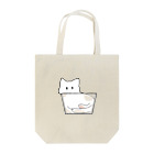 ふぅのねこは液体【白猫】 Tote Bag