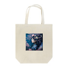 ZZRR12の「夜桜の幻想：桜の精霊」 - "Night Sakura Fantasia: Spirit of the Cherry Blossom" Tote Bag