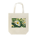 花畑写真館🌷の#1  白いお花 トートバッグ