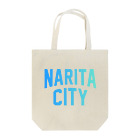 JIMOTOE Wear Local Japanの成田市 NARITA CITY ロゴブルー Tote Bag