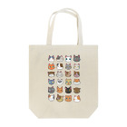 RIN-SHOPの猫々の顔をそろえて Tote Bag