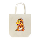 Vasetti_pressのパーカーを着たティラノサウルス Tote Bag